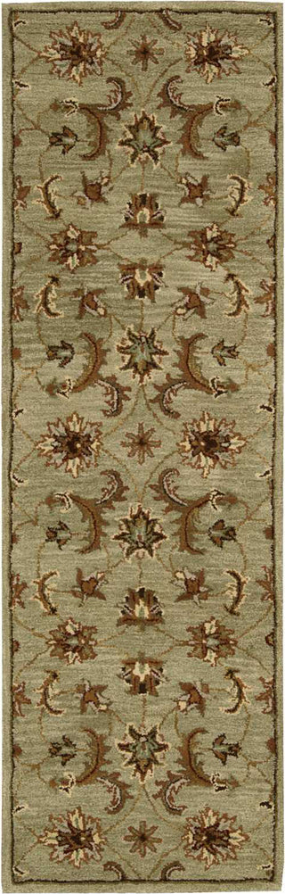 Nourison India House IH83 Light Green Area Rug Runner Image