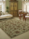 Nourison India House IH83 Light Green Area Rug 5' X 8' Living Space Shot Feature