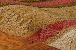 Nourison India House IH85 Espresso Area Rug Detail Image