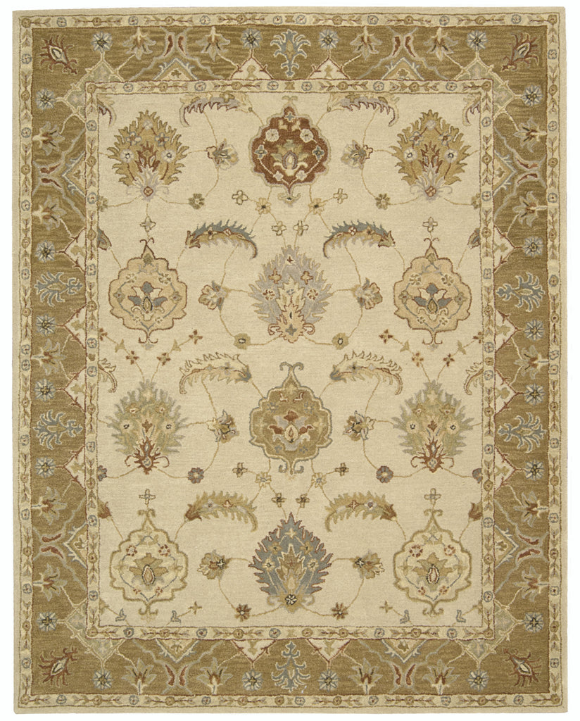 Nourison India House IH87 Ivory Gold Area Rug main image