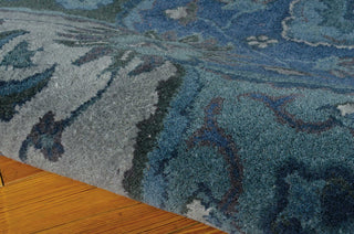 Nourison India House IH88 Denim Area Rug Detail Image