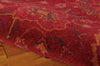 Nourison India House IH88 Red Area Rug Detail Image