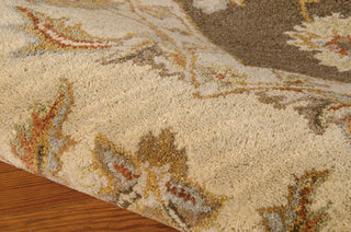 Nourison India House IH89 Mushroom Area Rug Detail Image