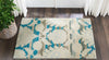 India House IH91 Ivory/Teal Area Rug by Nourison Room Image