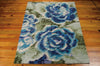 Nourison Impressionist IMPR1 Green Blue Area Rug Main Image Feature