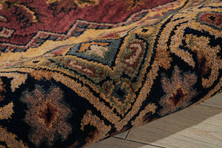 Nourison India House IH02 Rust Area Rug Detail Image