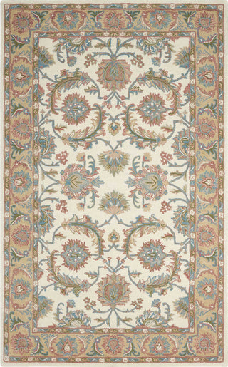 Nourison India House IH05 Ivory Gold Area Rug