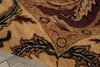 Nourison India House IH17 Burgundy Area Rug Detail Image