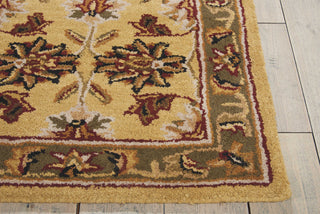 Nourison India House IH17 Gold Area Rug Detail Image