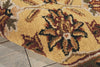 Nourison India House IH17 Gold Area Rug Detail Image