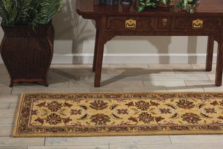 Nourison India House IH17 Gold Area Rug Room Image