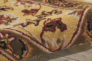 Nourison India House IH17 Gold Area Rug Detail Image