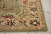 Nourison India House IH18 Green Area Rug Detail Image