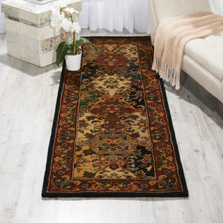 Nourison India House IH23 Multicolor Area Rug Room Image Feature