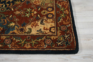 Nourison India House IH23 Multicolor Area Rug Detail Image