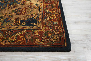 Nourison India House IH23 Multicolor Area Rug Detail Image