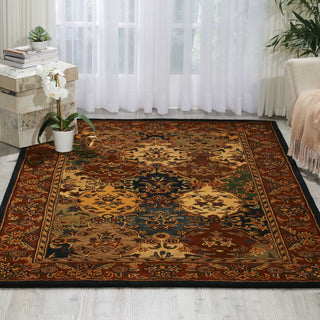 Nourison India House IH23 Multicolor Area Rug Room Image