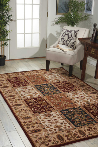 Nourison India House IH70 Multicolor Area Rug Room Image