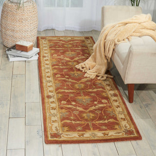 Nourison India House IH75 Brick Area Rug Room Image Feature