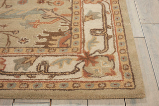 Nourison India House IH76 Sage Area Rug Detail Image