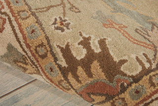 Nourison India House IH76 Sage Area Rug Detail Image