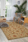Nourison India House IH83 Light Green Area Rug Room Image Feature