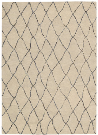 Nourison Intermix INT02 Sand Area Rug by Barclay Butera main image