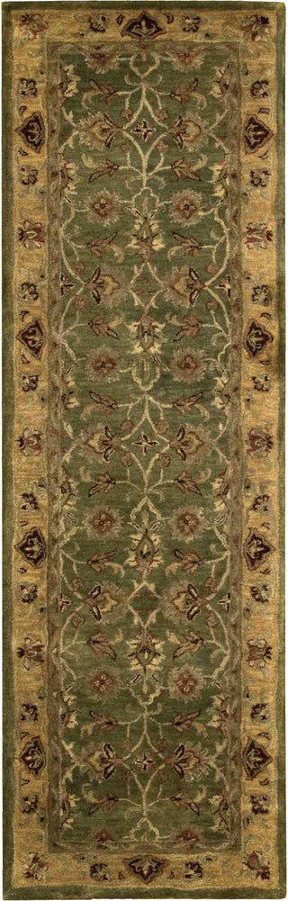 Nourison Jaipur JA12 Green Area Rug Runner Image