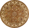 Nourison Jaipur JA13 Rust Area Rug Round Image