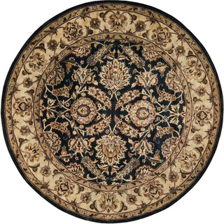 Nourison Jaipur JA15 Black Area Rug Round Image