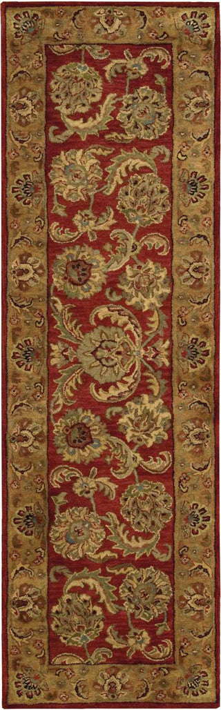 Nourison Jaipur JA17 Burgundy Area Rug Runner Image