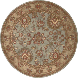 Nourison Jaipur JA19 Aqua Area Rug Round Image