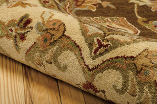 Nourison Jaipur JA23 Brown Area Rug 6' X 9' Texture Shot