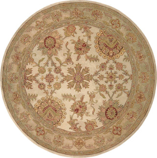 Nourison Jaipur JA27 Ivory Area Rug Round Image