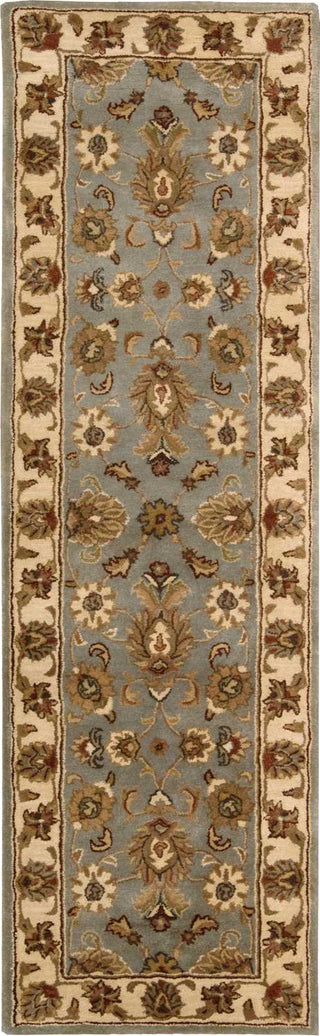 Nourison Jaipur JA32 Light Blue Area Rug Runner Image