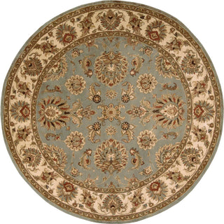 Nourison Jaipur JA32 Light Blue Area Rug Round Image