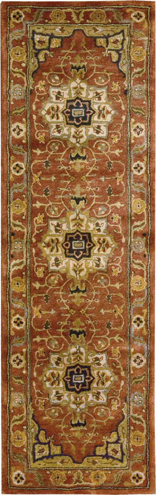 Nourison Jaipur JA33 Brick Area Rug Runner Image