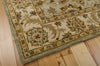 Nourison Jaipur JA34 Seafoam Area Rug Corner Image
