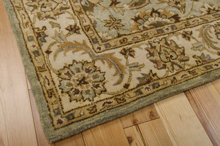 Nourison Jaipur JA34 Seafoam Area Rug Corner Image
