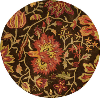 Nourison Jaipur JA41 Chocolate Area Rug Round Image