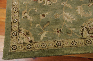 Nourison Jaipur JA46 Green Area Rug Corner Image