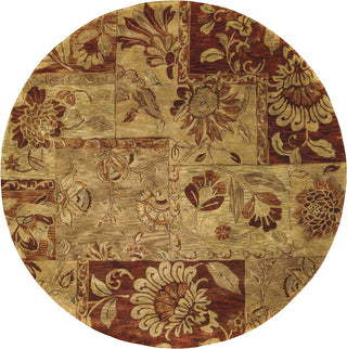 Nourison Jaipur JA48 Multicolor Area Rug Round Image