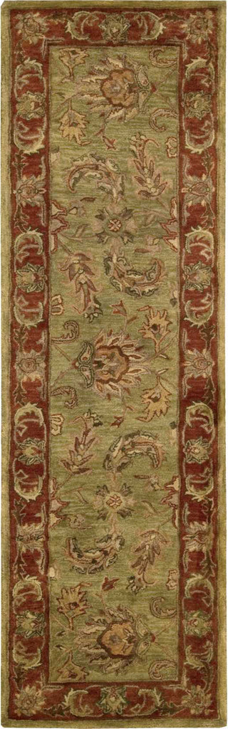 Nourison Jaipur JA50 Olive Area Rug Runner Image