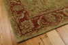 Nourison Jaipur JA50 Olive Area Rug Corner Image