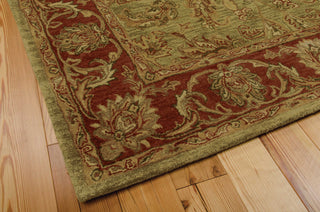 Nourison Jaipur JA50 Olive Area Rug Corner Image