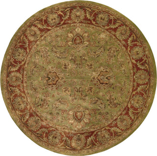 Nourison Jaipur JA50 Olive Area Rug Round Image