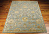 Nourison Jaipur JA53 Light Blue Area Rug Main Image Feature