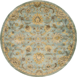 Nourison Jaipur JA53 Light Blue Area Rug Round Image