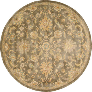 Nourison Jaipur JA53 Mushroom Area Rug Round Image