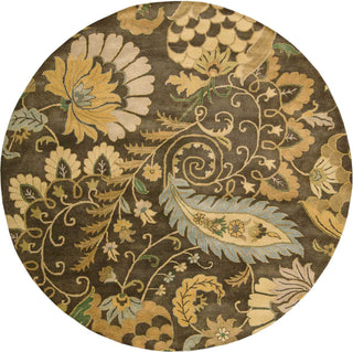 Nourison Jaipur JA55 Moss Area Rug Round Image